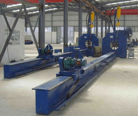 खरीदें गैस शील्ड वेल्डिंग के साथ 12 एम लाइट पोल वेल्डिंग मशीन शट वेल्डिंग सीम 3 एम / मिनट online manufacture